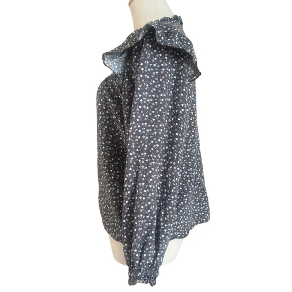 Rylee + Cru Ditsy Roony blouse sz medium - Picture 4 of 10